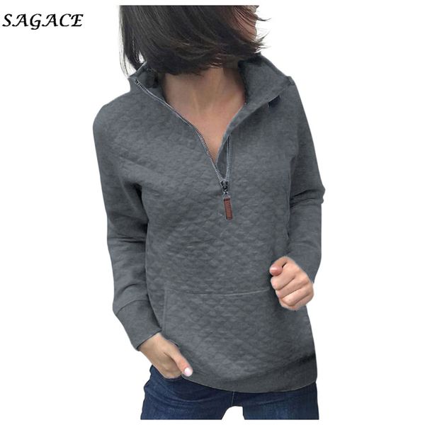 sagace clothes sweatshirts women solid patchwork zipper pullover long sleeve blouse shirt pullover fashion casual warm lady, Black
sagace clothes sweatshirts women solid patchwork zipper pullover long sleeve blouse shirt pullover fashion casual warm lady, Black
