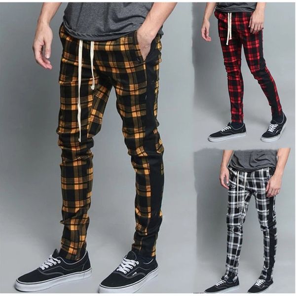 man pants men's long casual sport pants slim fit plaid trousers running joggers sweatpants men's brand men, Black
man pants men's long casual sport pants slim fit plaid trousers running joggers sweatpants men's brand men, Black