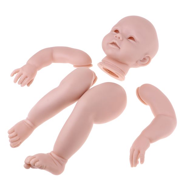 unpainted reborn doll kits ( head & limbs set) soft vinyl newborn baby girl model diy accessories, 28 inch
unpainted reborn doll kits ( head & limbs set) soft vinyl newborn baby girl model diy accessories, 28 inch