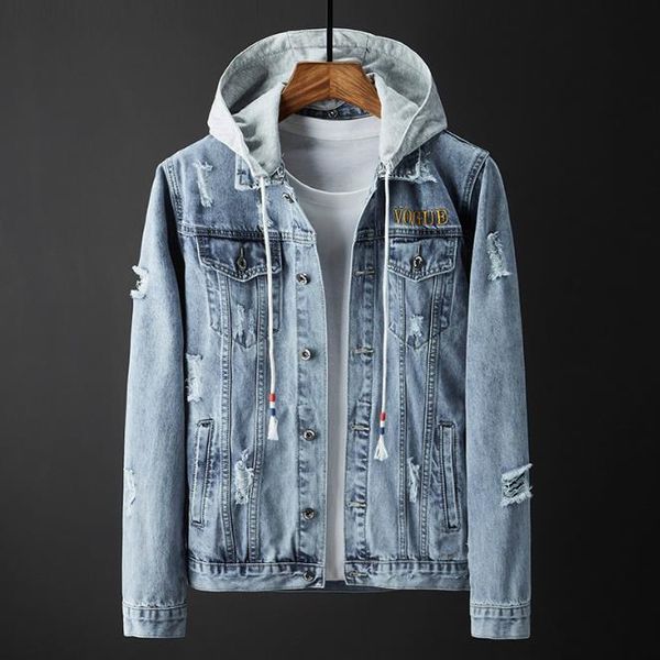 hooded men's denim jackets fashion men jacket casual long sleeved cowboy coats jeans hoodie outerwear mens dress outer xxxl, Black;brown
hooded men's denim jackets fashion men jacket casual long sleeved cowboy coats jeans hoodie outerwear mens dress outer xxxl, Black;brown
