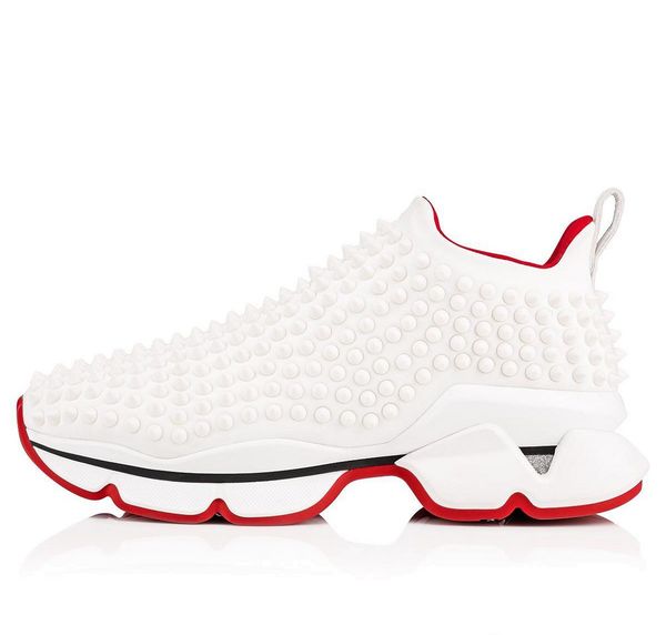 Designer Spike Sock Shoes Men White Sneaker Women Red Bottom Casual Shoes Luxury Donna Spike Sneaker Pull-On Flat Casual Shoes2019
Designer Spike Sock Shoes Men White Sneaker Women Red Bottom Casual Shoes Luxury Donna Spike Sneaker Pull-On Flat Casual Shoes2019
