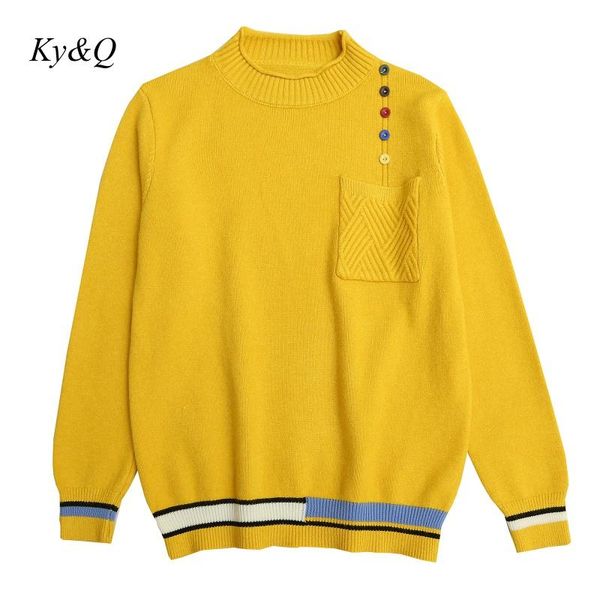 brand designer women winter haft turtleneck sweater button decoration hit color stitching long sleeve knit chic pullover 2019, White;black
brand designer women winter haft turtleneck sweater button decoration hit color stitching long sleeve knit chic pullover 2019, White;black
