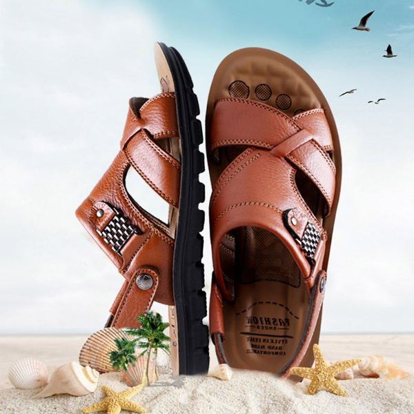 men shoes summer slippers men pu leather sandals beach slippers sandalias hombre sandale homme feb27, Black
men shoes summer slippers men pu leather sandals beach slippers sandalias hombre sandale homme feb27, Black
