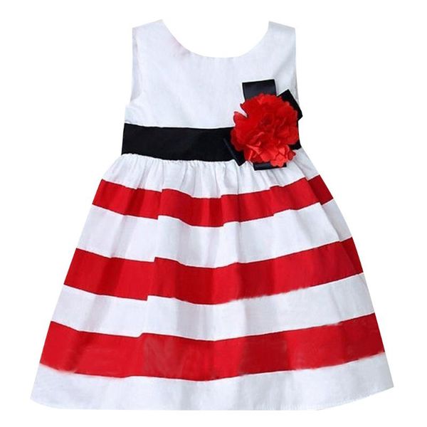 girl's dresses summer fashion toddler kids baby girl sleeveless wide stripe dress flower casual clothes vestidos wholesale #y20, Red;yellow
girl's dresses summer fashion toddler kids baby girl sleeveless wide stripe dress flower casual clothes vestidos wholesale #y20, Red;yellow