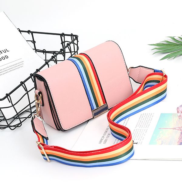 women's shoulder bags spring summer bags women's new color striped crossbody