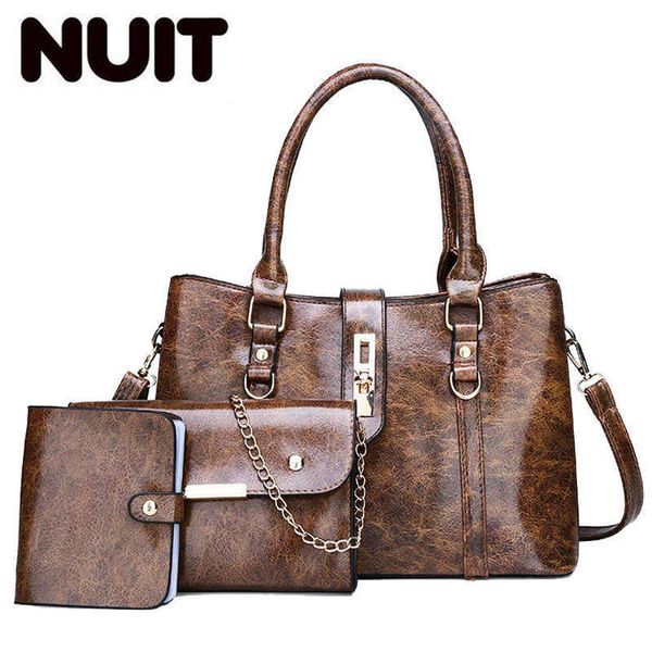 3 pcs set women handbags woman bag pu leather large-capacity handbag shoulder messenger bag wallet
3 pcs set women handbags woman bag pu leather large-capacity handbag shoulder messenger bag wallet