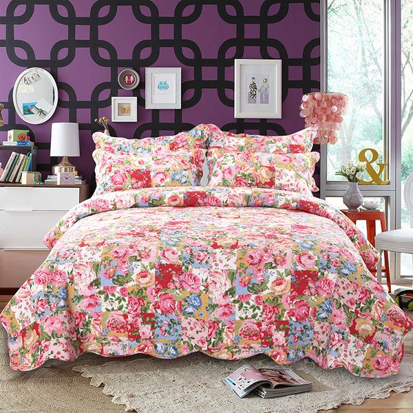fancy blooming prairie queen size 3-piece bedspread set 100% cotton quilted bedspread countryside style comforter set cubrecama
fancy blooming prairie queen size 3-piece bedspread set 100% cotton quilted bedspread countryside style comforter set cubrecama