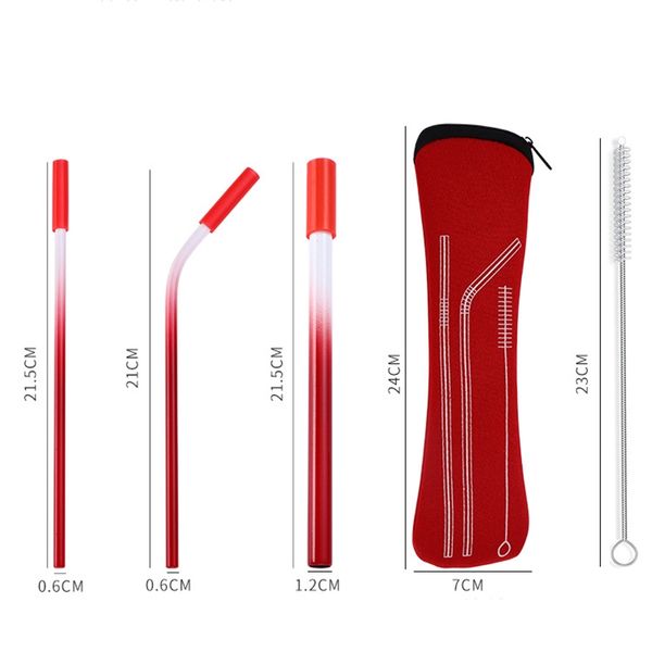 8 pcs set 304 stainless steel drinking metal straw set rainbow multi-colored reusable tumblers suit with anti-scratch silicone h other aquar
8 pcs set 304 stainless steel drinking metal straw set rainbow multi-colored reusable tumblers suit with anti-scratch silicone h other aquar