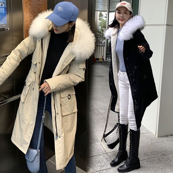 cotton-padded clothes women's 2019 new style winter korean-style x-long lambs wool parka thick large size loose-fit ins cotton c, Blue;black
cotton-padded clothes women's 2019 new style winter korean-style x-long lambs wool parka thick large size loose-fit ins cotton c, Blue;black