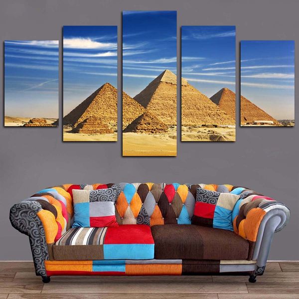 canvas wall art 5 pieces the pyramids of egypt paintings artwork hd print on canvas oil painting poster for living room home deco
canvas wall art 5 pieces the pyramids of egypt paintings artwork hd print on canvas oil painting poster for living room home deco