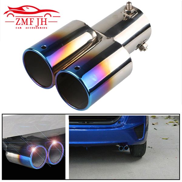 exhaust pipe 60mm muffler tail pipe outlet nozzle end universal stainless steel circular flat end one change two double out
exhaust pipe 60mm muffler tail pipe outlet nozzle end universal stainless steel circular flat end one change two double out