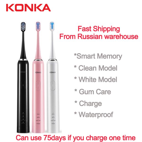 konka smart sonic electric toothbrush tooth brush usb rechargeable upgraded waterproof ultrasonic automatic toothbrush
konka smart sonic electric toothbrush tooth brush usb rechargeable upgraded waterproof ultrasonic automatic toothbrush