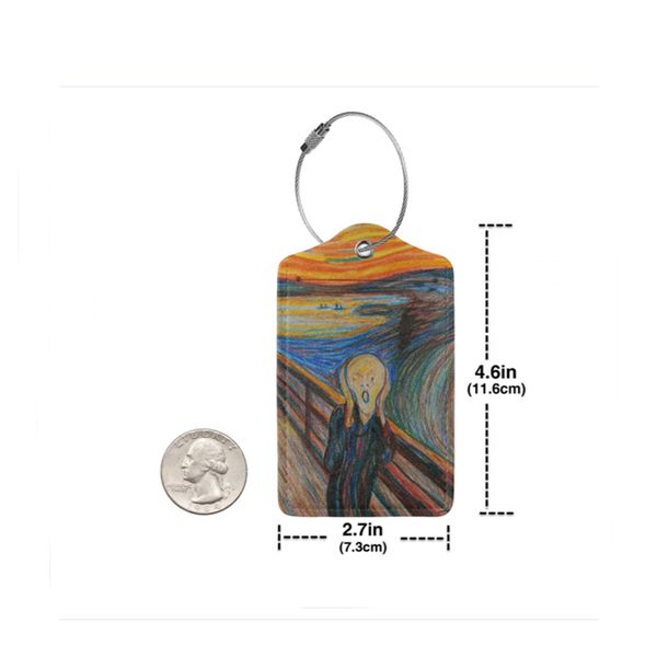 noisydesigns art oil painting shout luggage tags name address id holder suitcase baggage lable travel tag accessories men women, Black
noisydesigns art oil painting shout luggage tags name address id holder suitcase baggage lable travel tag accessories men women, Black