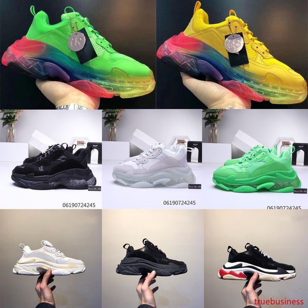 2019 fashion casual shoes 17fw triple-s dad for men's women black sports designer triple s shoes size 36-45
2019 fashion casual shoes 17fw triple-s dad for men's women black sports designer triple s shoes size 36-45