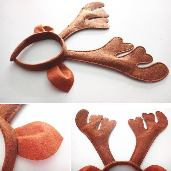 100pcs/lot sweet brown deer antler headwear with ear santa reindeer style hairband christmas party props hx414
100pcs/lot sweet brown deer antler headwear with ear santa reindeer style hairband christmas party props hx414