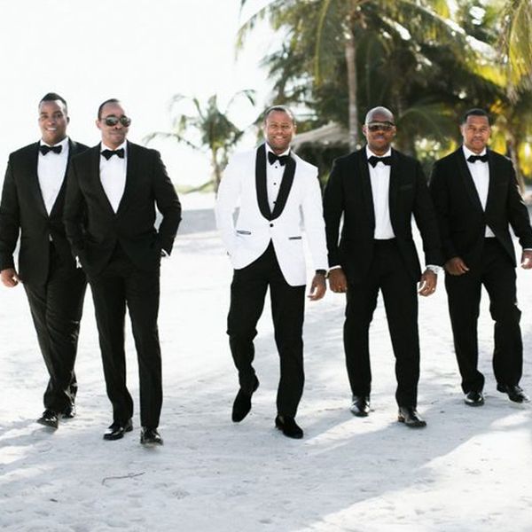 white jacket with black shawl lapel groom tuxedo mens suits 2 pieces groom suit italian man mens wedding suits tuxedos for groom, Black;gray
white jacket with black shawl lapel groom tuxedo mens suits 2 pieces groom suit italian man mens wedding suits tuxedos for groom, Black;gray