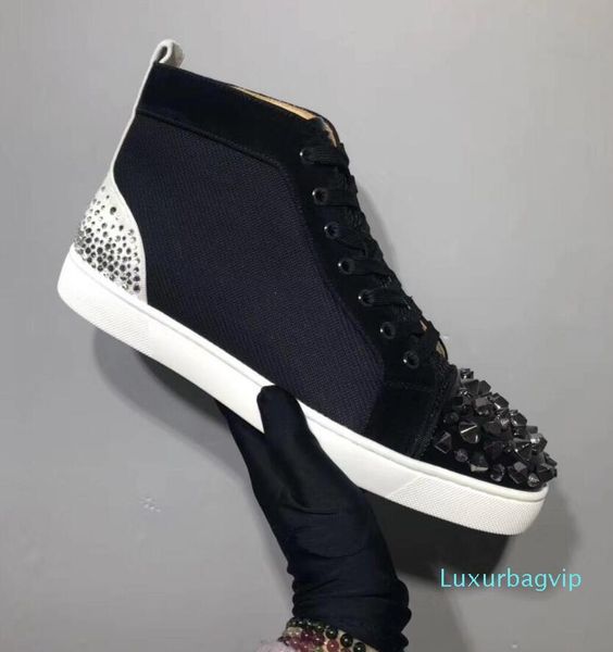fashion red sole pik pik spikes luxurious louisflats red bottom sneakers shoes for women,men strass high wedding casual shoes, Black
fashion red sole pik pik spikes luxurious louisflats red bottom sneakers shoes for women,men strass high wedding casual shoes, Black