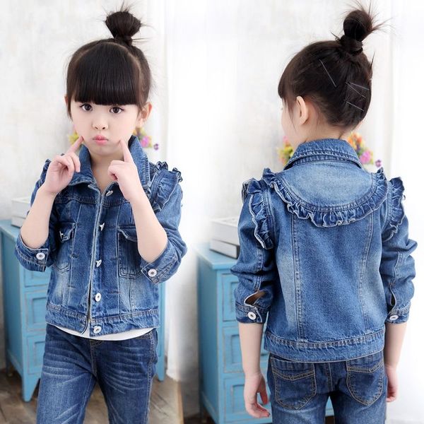 ins baby girls denim jacket 2-7 years old kids denim coat spring and autumn metal buckle baby girl coat kids jacket, Blue;gray
ins baby girls denim jacket 2-7 years old kids denim coat spring and autumn metal buckle baby girl coat kids jacket, Blue;gray