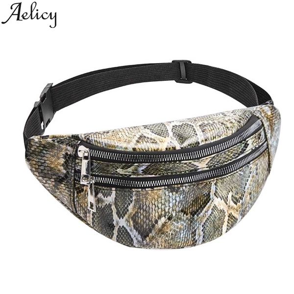 aelicy ручной мешок женщины crossbody сумка мужская змея pattern карманы мода одно плечо посланник диагональные сумки повседневные карманы