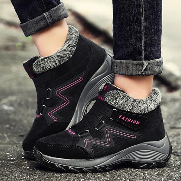 covoyyar 2019 new women snow boots fur plush winter shoes woman platform ankle boots for women wedges sneakers female wbs2085, Black
covoyyar 2019 new women snow boots fur plush winter shoes woman platform ankle boots for women wedges sneakers female wbs2085, Black