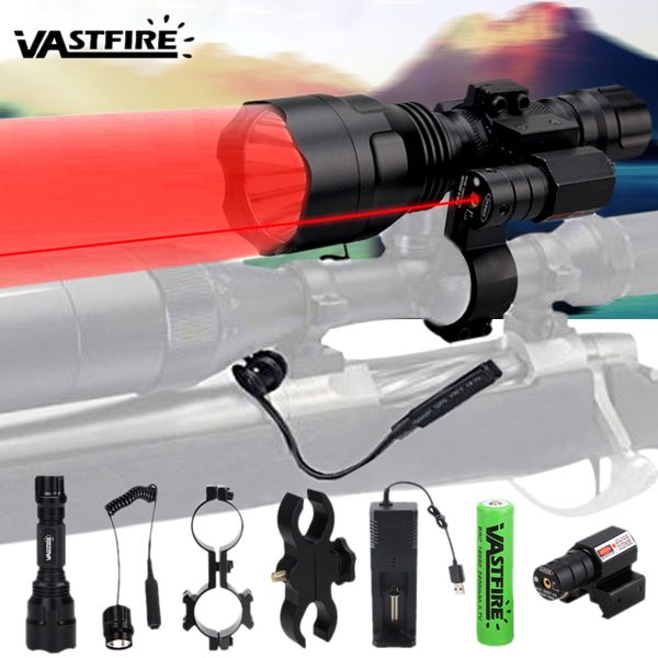 c8 xm-l q5 tactical hunting flashlight rifle airsoft armas light+laser dot sight+switch+2*20mm rail barrel mount+18650+charger
c8 xm-l q5 tactical hunting flashlight rifle airsoft armas light+laser dot sight+switch+2*20mm rail barrel mount+18650+charger