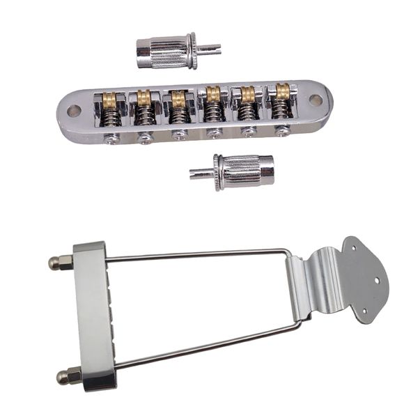 zinc alloy guitar roller saddle bridge tailpiece, large adjustable lock posts for jazz archlp electric guitar, silver
zinc alloy guitar roller saddle bridge tailpiece, large adjustable lock posts for jazz archlp electric guitar, silver