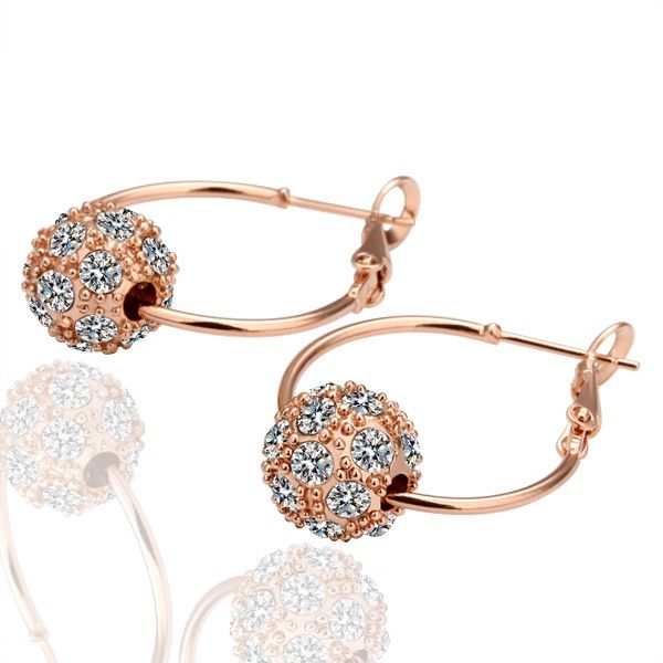 18k gold/platinum plated ball bead hoop earrings genuine austrian crystal fashion costume women earrings jewelry for women
18k gold/platinum plated ball bead hoop earrings genuine austrian crystal fashion costume women earrings jewelry for women