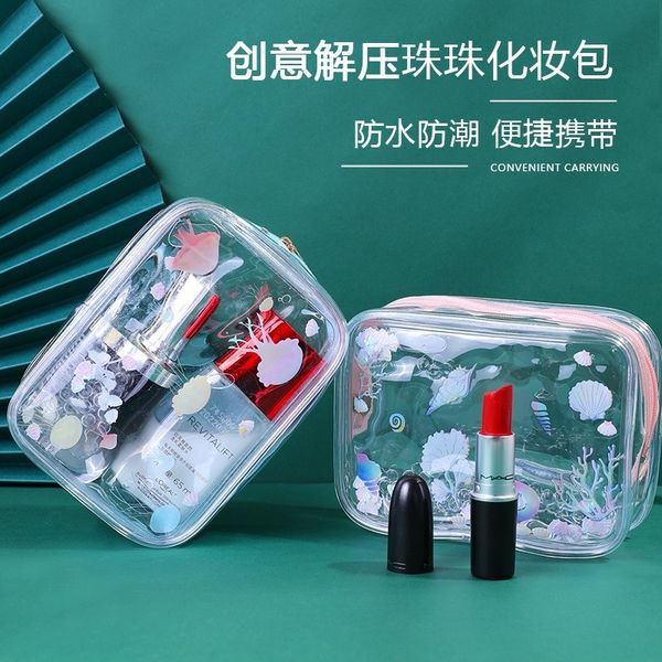 2020 new ladies cosmetic bag small portable travel transparent wash bag women's storage cosmetic
2020 new ladies cosmetic bag small portable travel transparent wash bag women's storage cosmetic