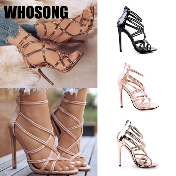 summer women sandals woman gladiator sandals girls high thin heels ladies footware female cross tied, Black
summer women sandals woman gladiator sandals girls high thin heels ladies footware female cross tied, Black