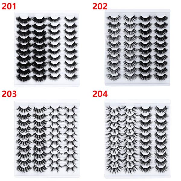 20 pairs 3d mink false eyelashes natural cross wispies fluffy lash reusable handmade eyelashes extension beauty makeup tool
20 pairs 3d mink false eyelashes natural cross wispies fluffy lash reusable handmade eyelashes extension beauty makeup tool