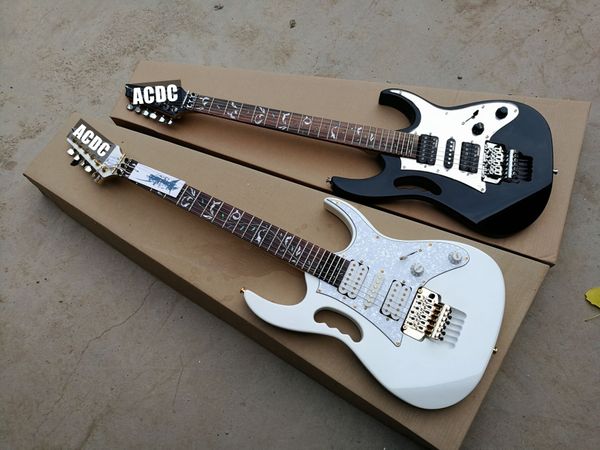 steve vai jem 77v black electric guitar mirror pickguard, scalloped fretboard, pearl abalone vine inlay,floyd rose tremolo & locking nut
steve vai jem 77v black electric guitar mirror pickguard, scalloped fretboard, pearl abalone vine inlay,floyd rose tremolo & locking nut