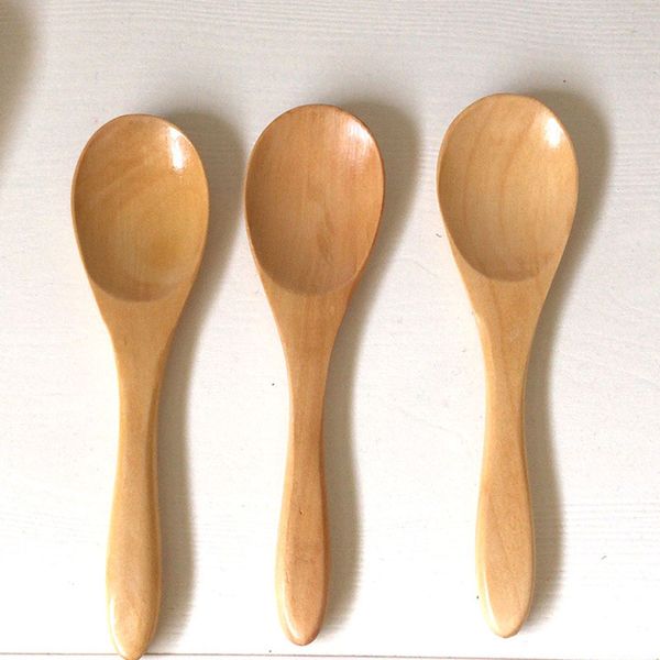 14*3.8cm mini wooden honey spoons for kids kitchen using condiment salt sugar spoon cucharas colheres
14*3.8cm mini wooden honey spoons for kids kitchen using condiment salt sugar spoon cucharas colheres