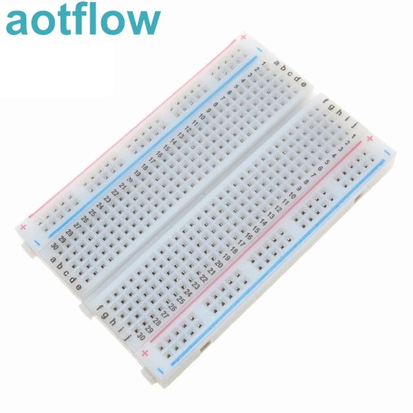 aotflow new 400 tie points solderless pcb breadboard mini universal test protoboard diy bread board for bus test circuit board
aotflow new 400 tie points solderless pcb breadboard mini universal test protoboard diy bread board for bus test circuit board