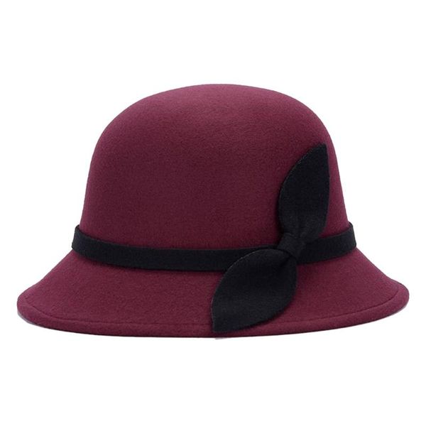 cute fashion ladies women faux wool felt bucket hats cloche bowler cap with bowknot xin-shipping, Blue;gray
cute fashion ladies women faux wool felt bucket hats cloche bowler cap with bowknot xin-shipping, Blue;gray