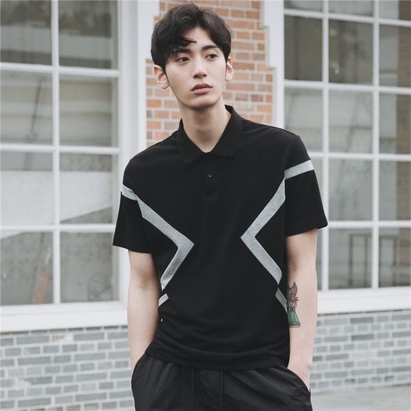 mens contrast цвет рубашки поло лето коротким рукавом нагрудные шея лоскутная повседневный polos мужской сыпучие вверх, White;black
mens contrast цвет рубашки поло лето коротким рукавом нагрудные шея лоскутная повседневный polos мужской сыпучие вверх, White;black