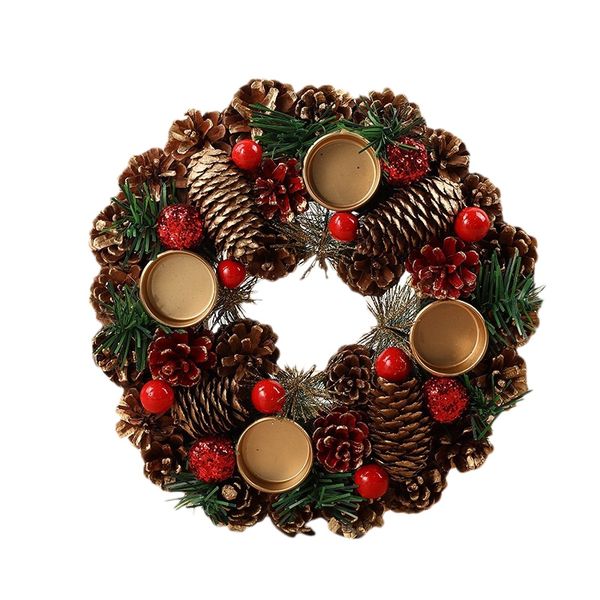 1pcs durable pine cone garland christmas wreath ornament wall door hanging decor
1pcs durable pine cone garland christmas wreath ornament wall door hanging decor