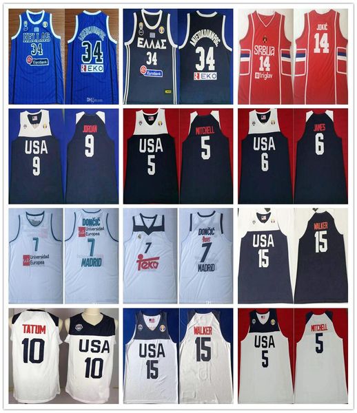 serbia nikola jokic 14 greece hellas giannis antetokounmpo jerseys slovenija real madrid luka doncic usa kemba walker donovan mitchell tatum, Black
serbia nikola jokic 14 greece hellas giannis antetokounmpo jerseys slovenija real madrid luka doncic usa kemba walker donovan mitchell tatum, Black