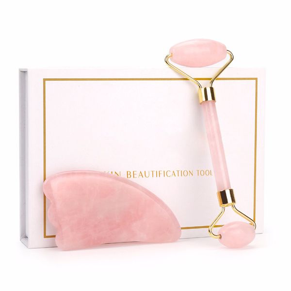 pink quartz crystal double-head beauty roller neck face roller massager slimming tool scraping plate with box
pink quartz crystal double-head beauty roller neck face roller massager slimming tool scraping plate with box