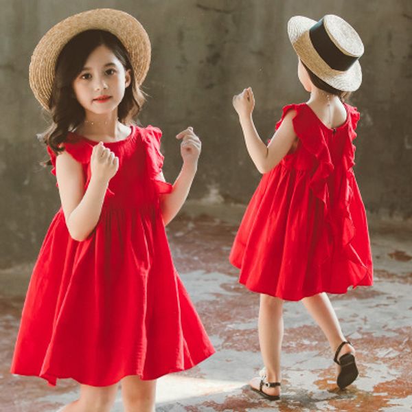 red princess 2020 summer dresses for girls 12 years old vestidos de ninas elegant teenage fashion costume, Red;yellow
red princess 2020 summer dresses for girls 12 years old vestidos de ninas elegant teenage fashion costume, Red;yellow