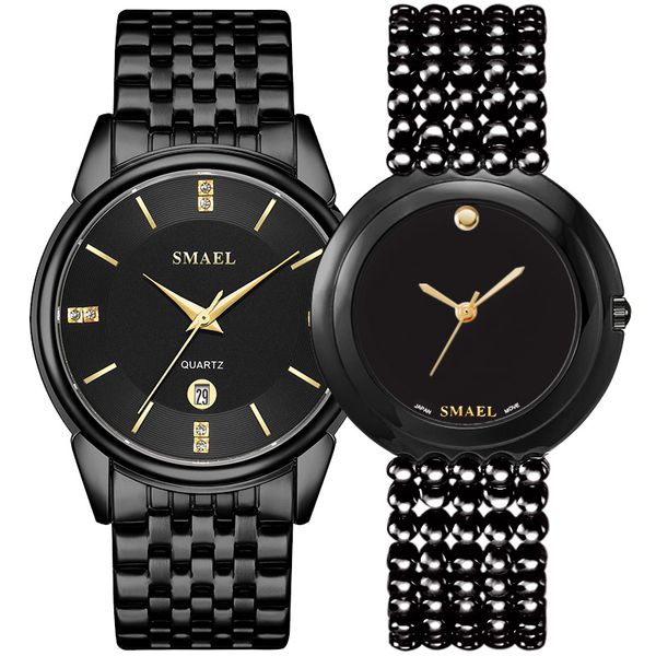 luxury classic watches set for couple gen's a lady's waterproof casual wristwatch elegant 9026 1885m quartz digital clock 2020, Slivery;brown
luxury classic watches set for couple gen's a lady's waterproof casual wristwatch elegant 9026 1885m quartz digital clock 2020, Slivery;brown