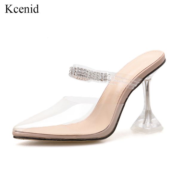 kcenid pvc transparent slippers sandals summer fashion pointed toe diamond ladies crystal heel mules high heels party shoes, Black
kcenid pvc transparent slippers sandals summer fashion pointed toe diamond ladies crystal heel mules high heels party shoes, Black