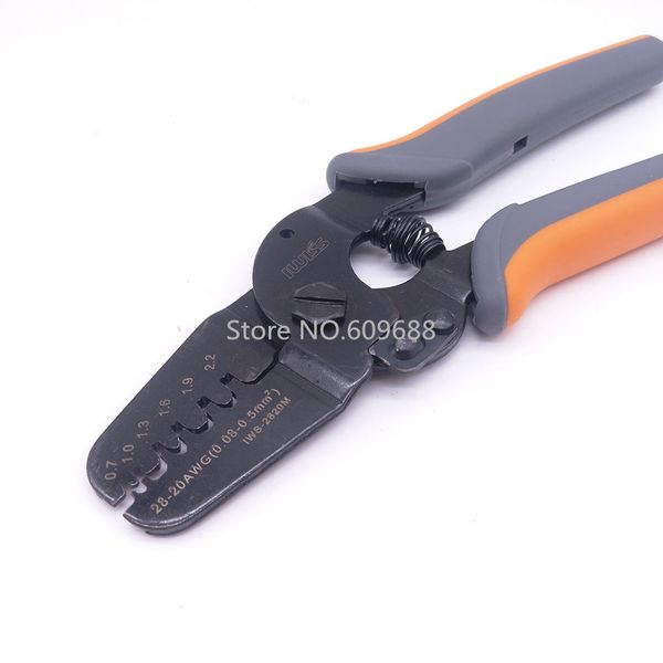 iwiss mini micro open barrel crimping tools crimper terminal pliers for 28-20awg jam, molex, tyco, jst terminals and connectors
iwiss mini micro open barrel crimping tools crimper terminal pliers for 28-20awg jam, molex, tyco, jst terminals and connectors