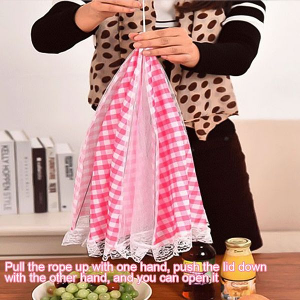 kitchen umbrella lace anti fly mosquito folded food dish cover protector hygiene grid style kitchenware 1 pcs
kitchen umbrella lace anti fly mosquito folded food dish cover protector hygiene grid style kitchenware 1 pcs