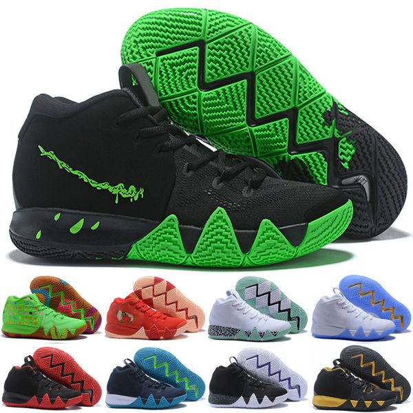 Kyrie IV Green Lucky Charms Halloween Mens Basketball Shoes For sale 4 Sports Training Sneakers Wholesale Drop Ship
Kyrie IV Green Lucky Charms Halloween Mens Basketball Shoes For sale 4 Sports Training Sneakers Wholesale Drop Ship