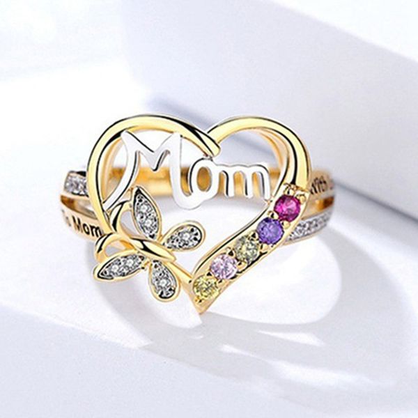 2019 new love mom heart gold color rings for women shiny zircon rhinestone ring jewelry mother's day birthday gift fashion, Slivery;golden
2019 new love mom heart gold color rings for women shiny zircon rhinestone ring jewelry mother's day birthday gift fashion, Slivery;golden