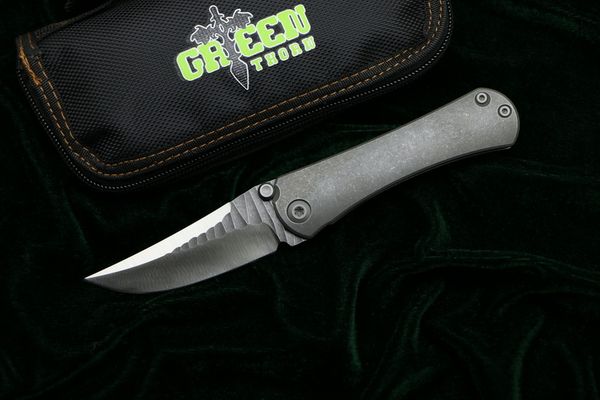 Зеленый шип SBSF M390 стальное лезвие Нудист TC4 Титановая ручка открытый кемпинг охотничий карман фрукты складной нож EDC Утилиты
Зеленый шип SBSF M390 стальное лезвие Нудист TC4 Титановая ручка открытый кемпинг охотничий карман фрукты складной нож EDC Утилиты