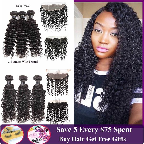 brazilian deep water wave bundles with 13x4 frontal human hair weave bundles with frontal loose deep 3 bundles with frontal closure, Black;brown
brazilian deep water wave bundles with 13x4 frontal human hair weave bundles with frontal loose deep 3 bundles with frontal closure, Black;brown
