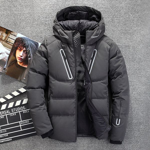 winter reflective jacket hooded white duck down jacket down overcoat black grey red windproof parka casual winter coat male
winter reflective jacket hooded white duck down jacket down overcoat black grey red windproof parka casual winter coat male