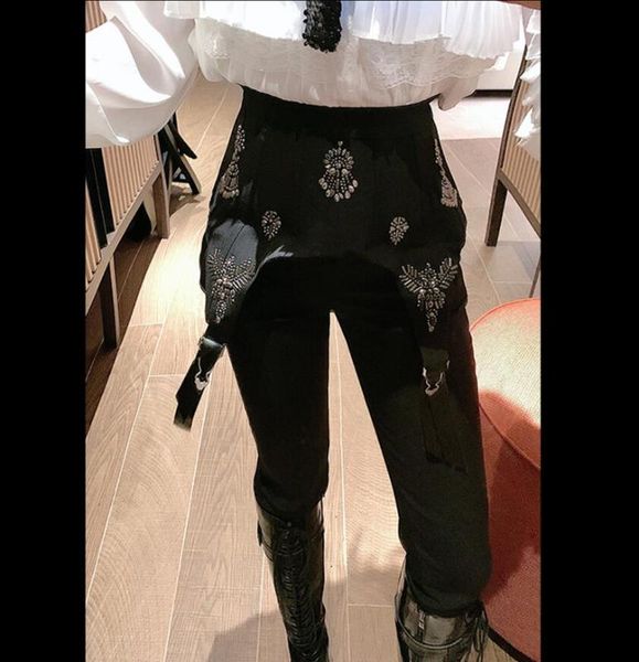 new fashion diamond drill high waist seal + skinny tight-fit trousers two-piece set women's boots pants stretch trousers, Black;white
new fashion diamond drill high waist seal + skinny tight-fit trousers two-piece set women's boots pants stretch trousers, Black;white
