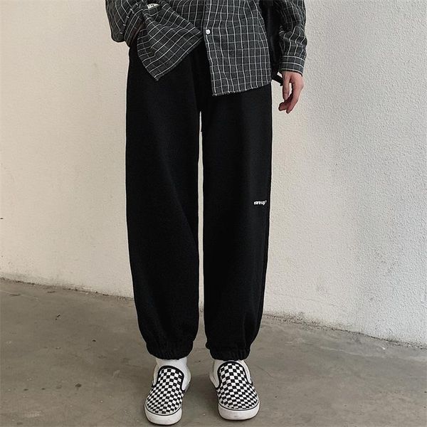 sweatpants женщины мода solid color повседневный joggers письмо печати брюки streetwear сыпучие hip hop брюки прямые брюки тренировочные, Black;white 
sweatpants женщины мода solid color повседневный joggers письмо печати брюки streetwear сыпучие hip hop брюки прямые брюки тренировочные, Black;white